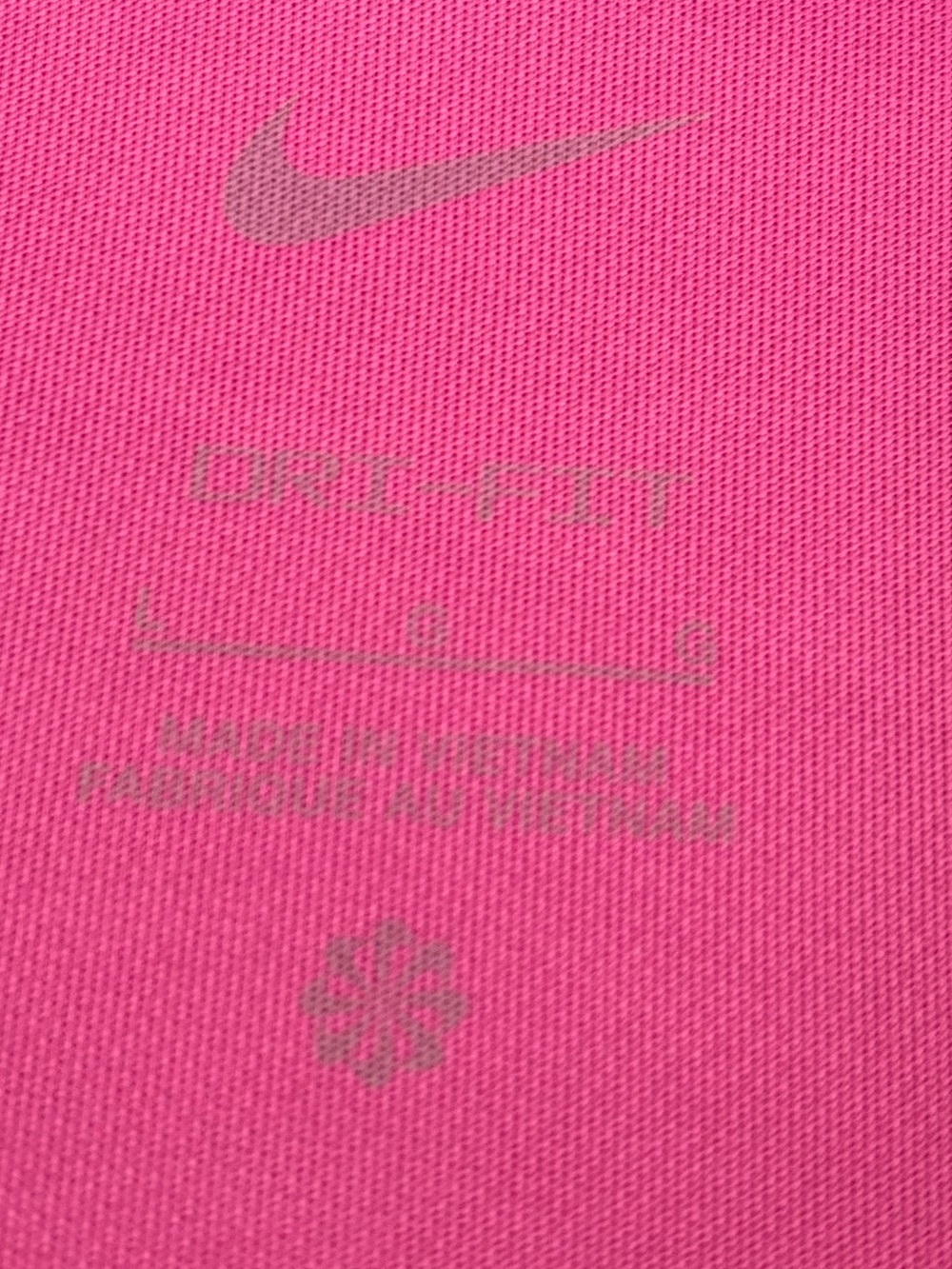 Nike Golf Polo Women’s Medium Pink Dri-fit Athletic Tennis Shirt - Picture 3 of 5